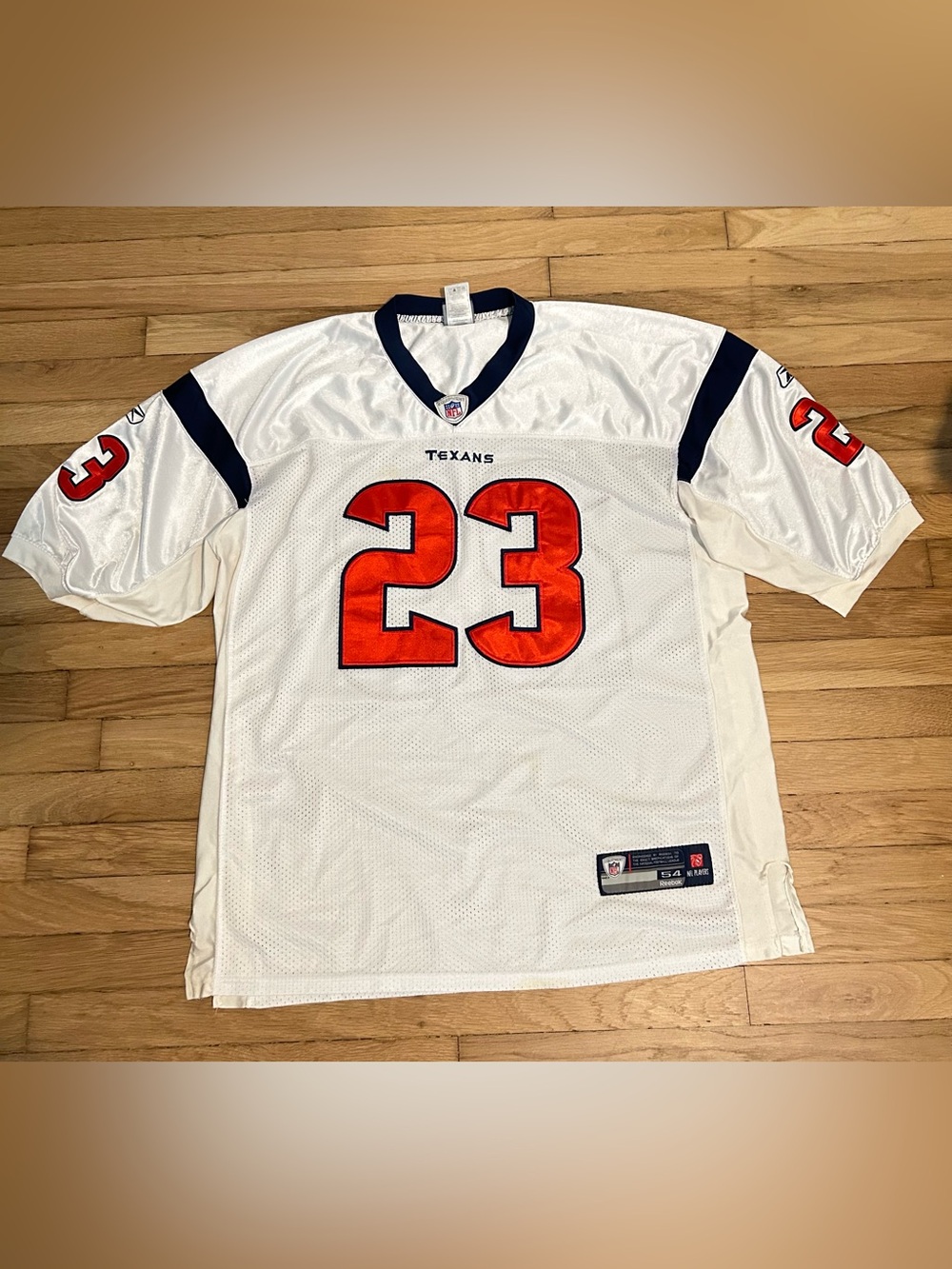 Men’s NFL Texans Adrian Foster Jersey #23 size 54 XL